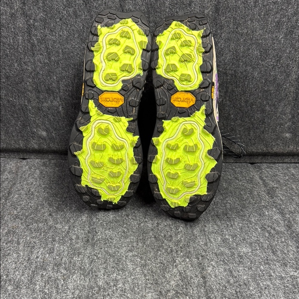 New Balance Black and Purple Athletic Shoes with Chunky Sole - Picture 8 of 9